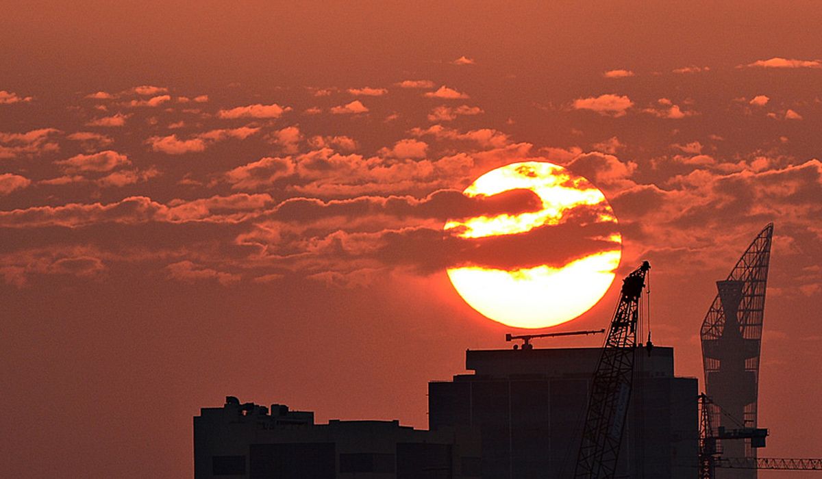 Sun set